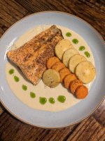 Salmon fennel puree.jpg Salmon fennel puree.jpg